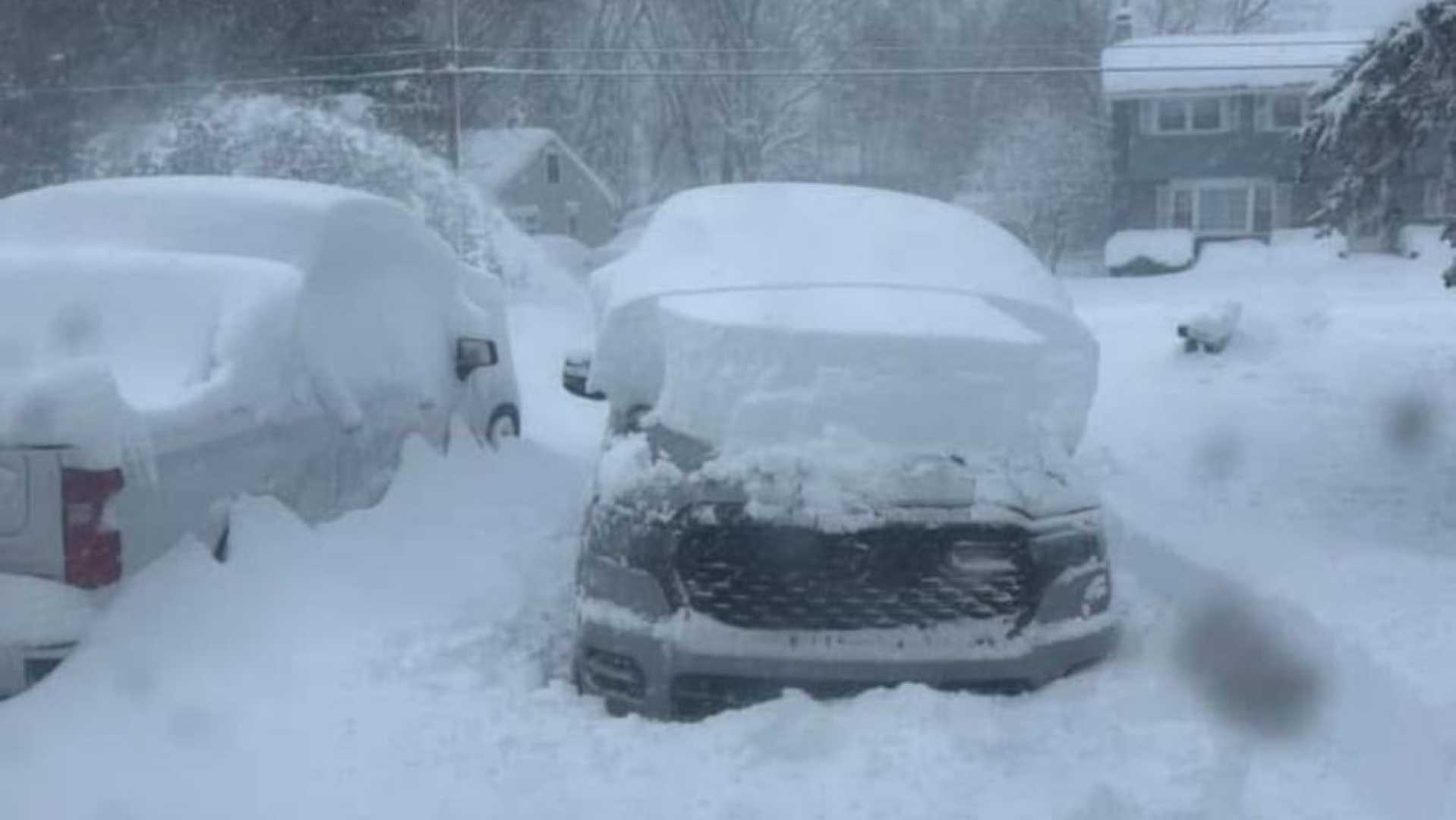 Lake Effect Snow In Cicero New York