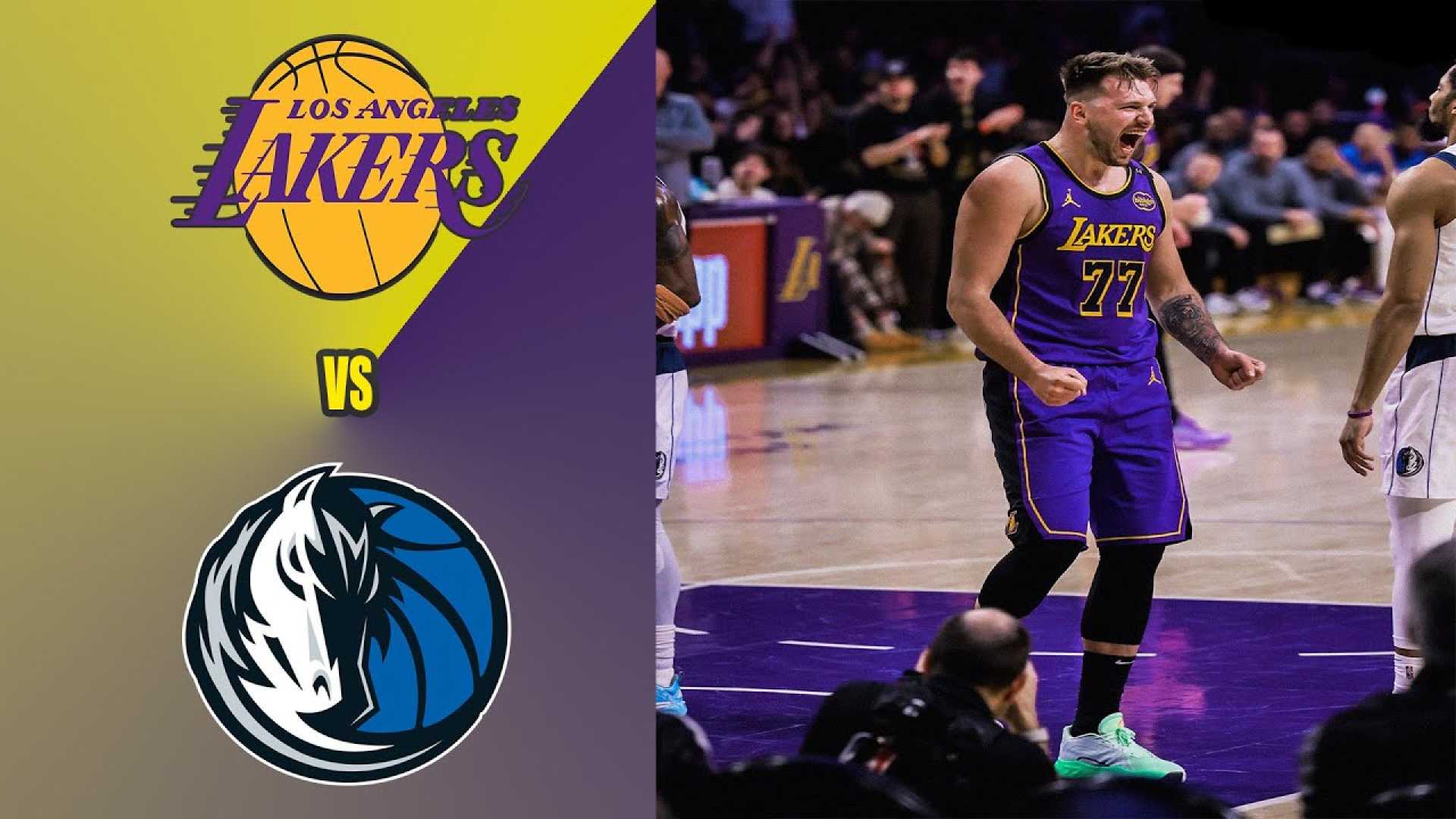 Lakers Mavericks Game Highlights February 2025