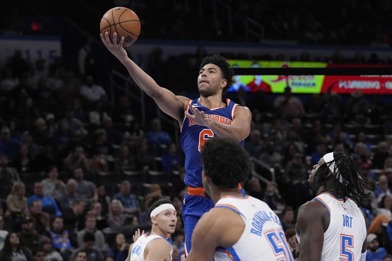 Lakers Quentin Grimes Basketball Action Shot