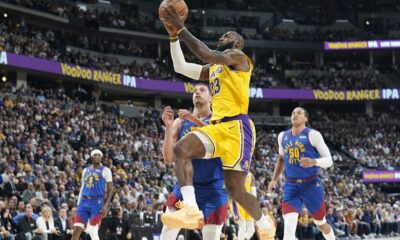 Lebron James Lakers Action Shot