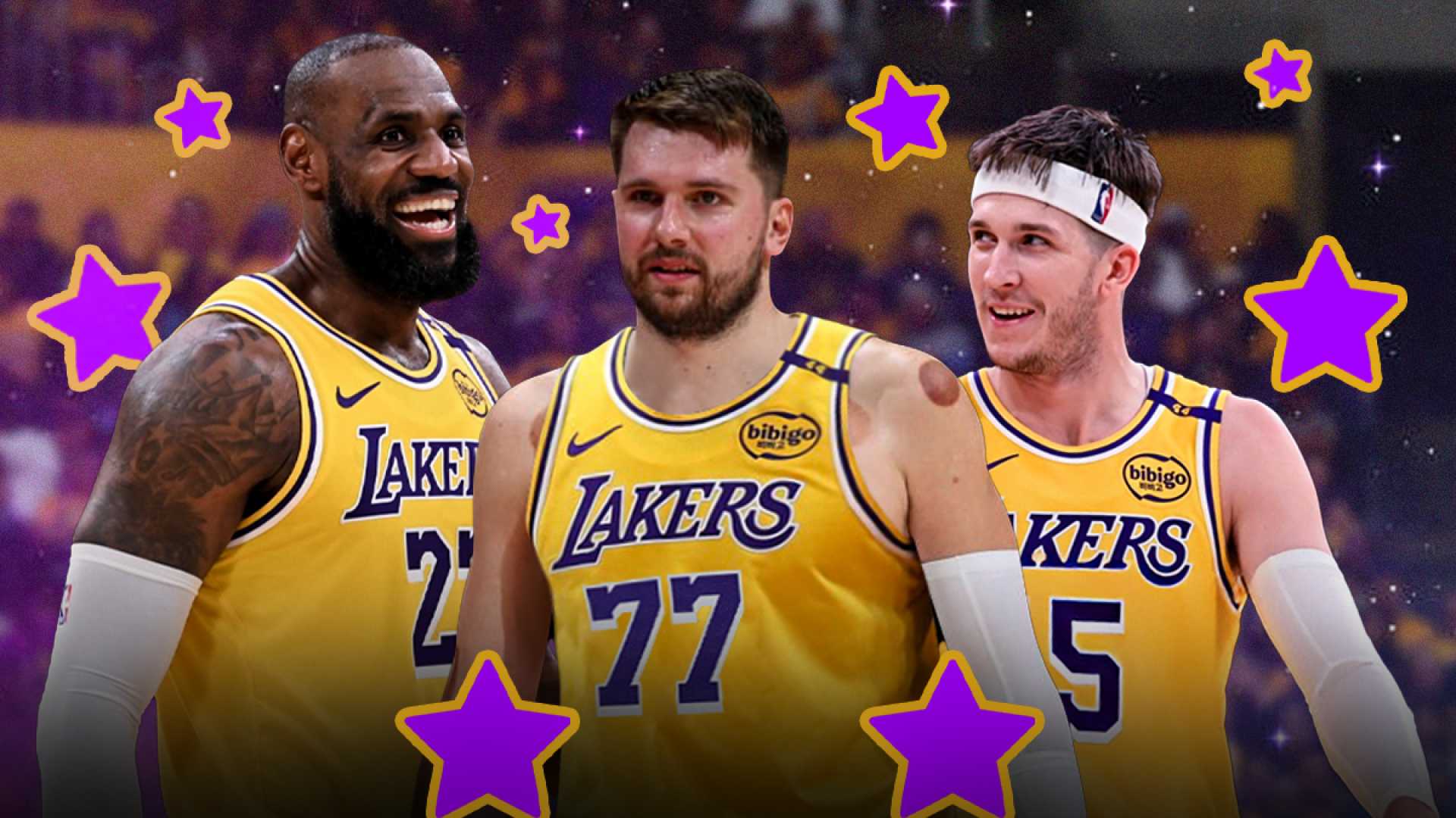 Lebron James Luka Doncic Austin Reaves Lakers Jazz