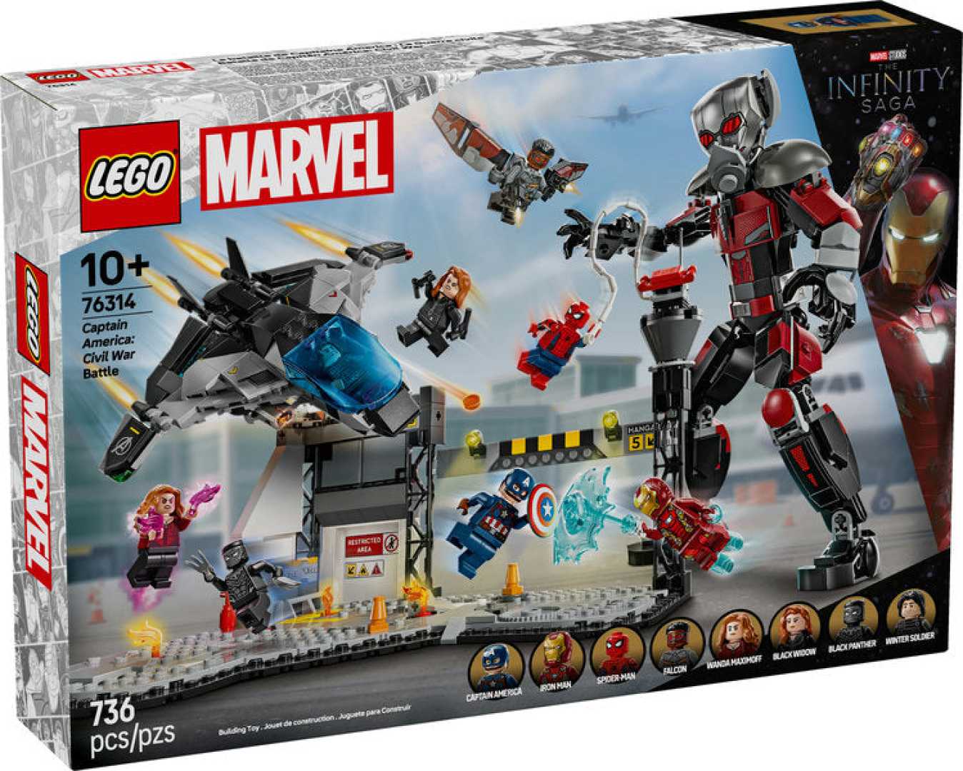 Lego Captain America Civil War Playset Details