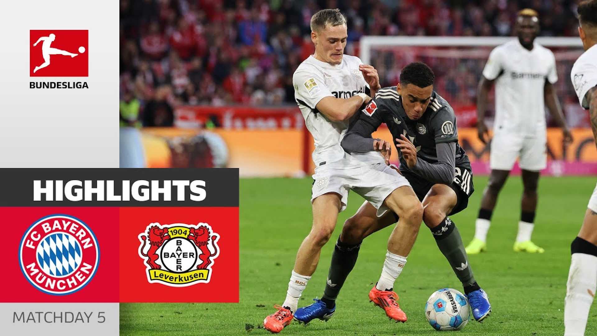 Leverkusen Vs Bayern Bundesliga Match Highlights