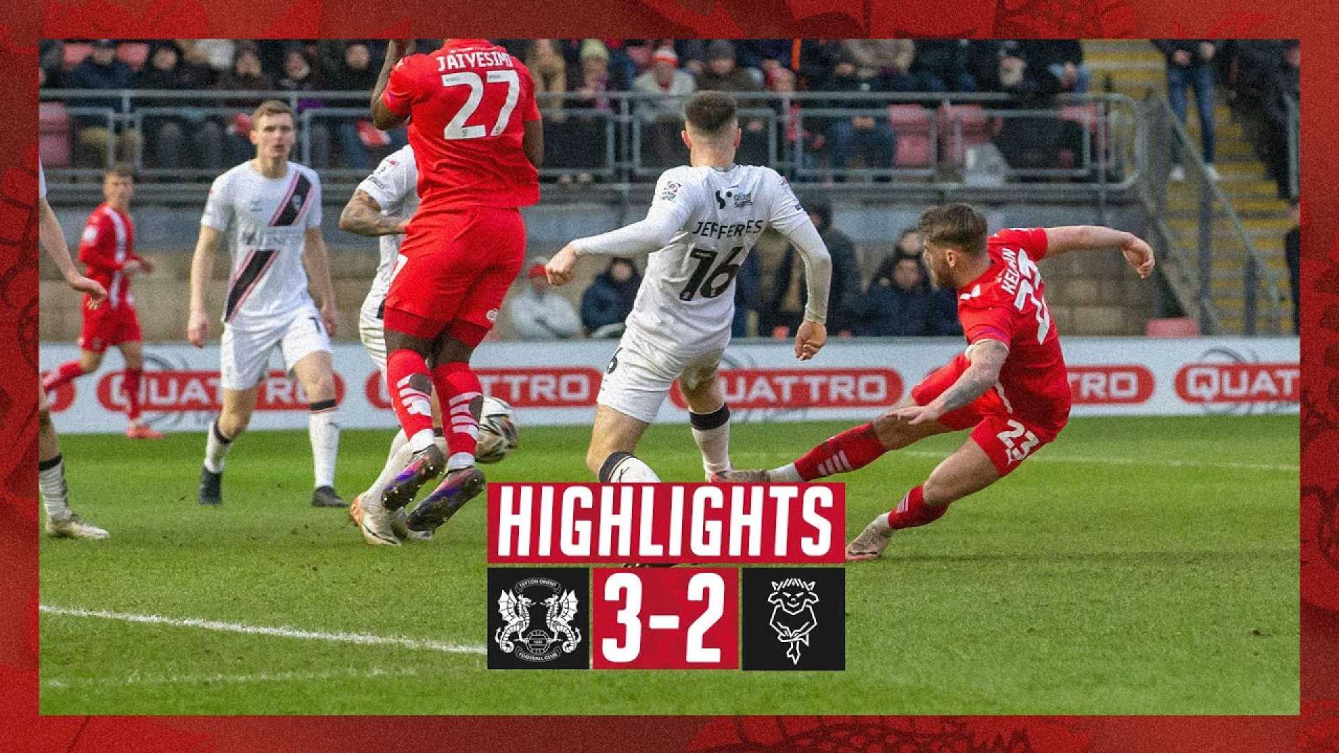 Leyton Orient Vs Lincoln City Match Highlights