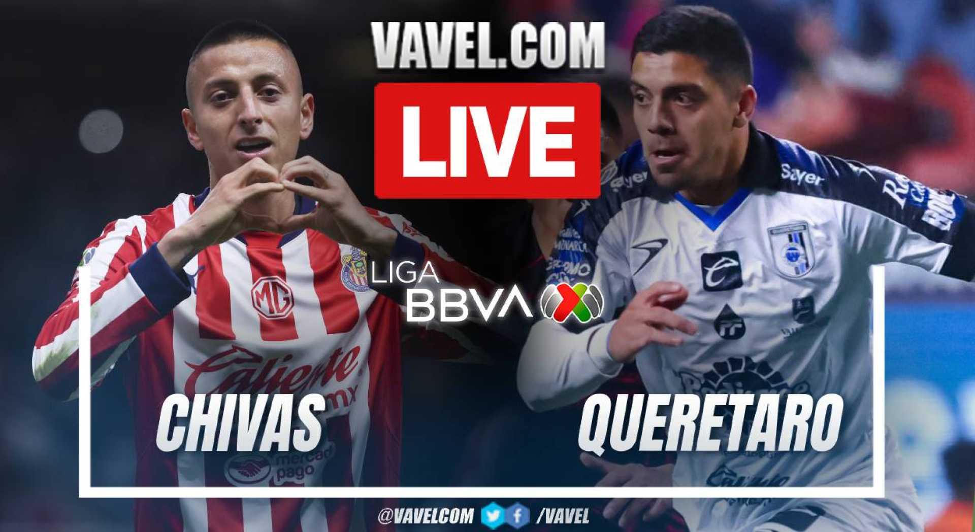 Liga Mx Chivas Vs Queretaro Match 2025