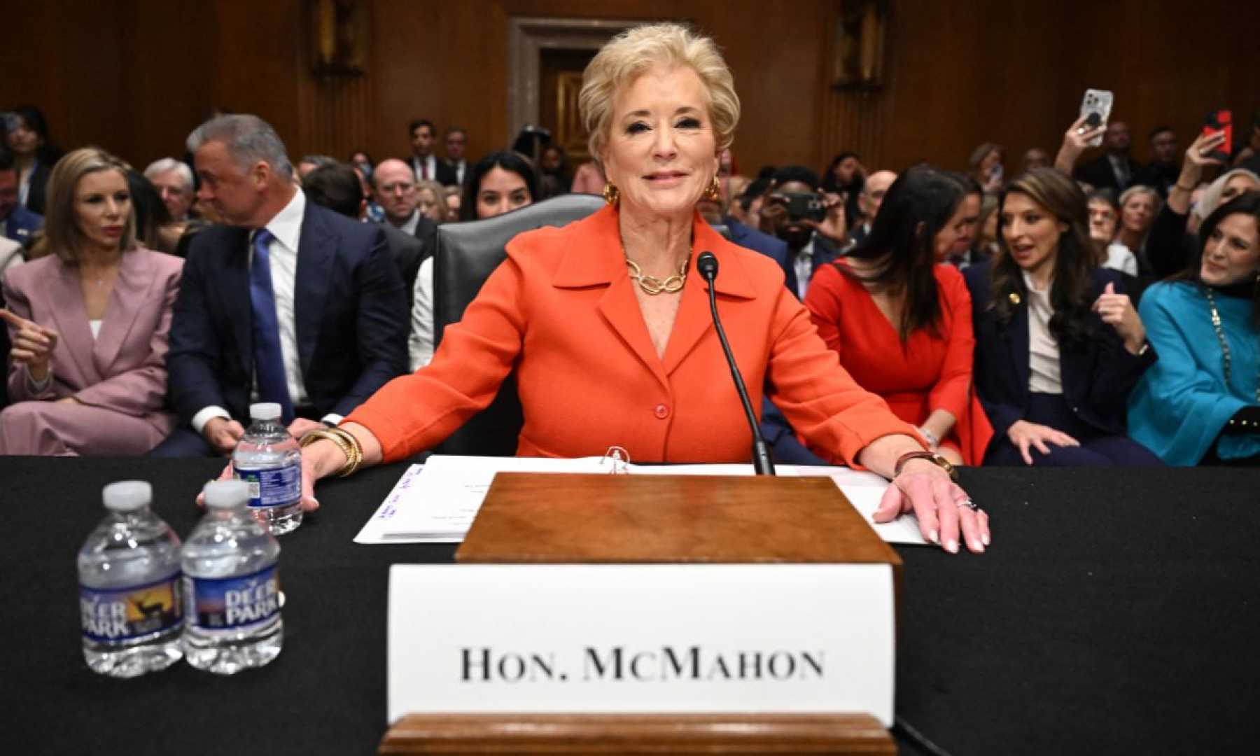 Linda Mcmahon Education Secretary Nomination Senate Hearing