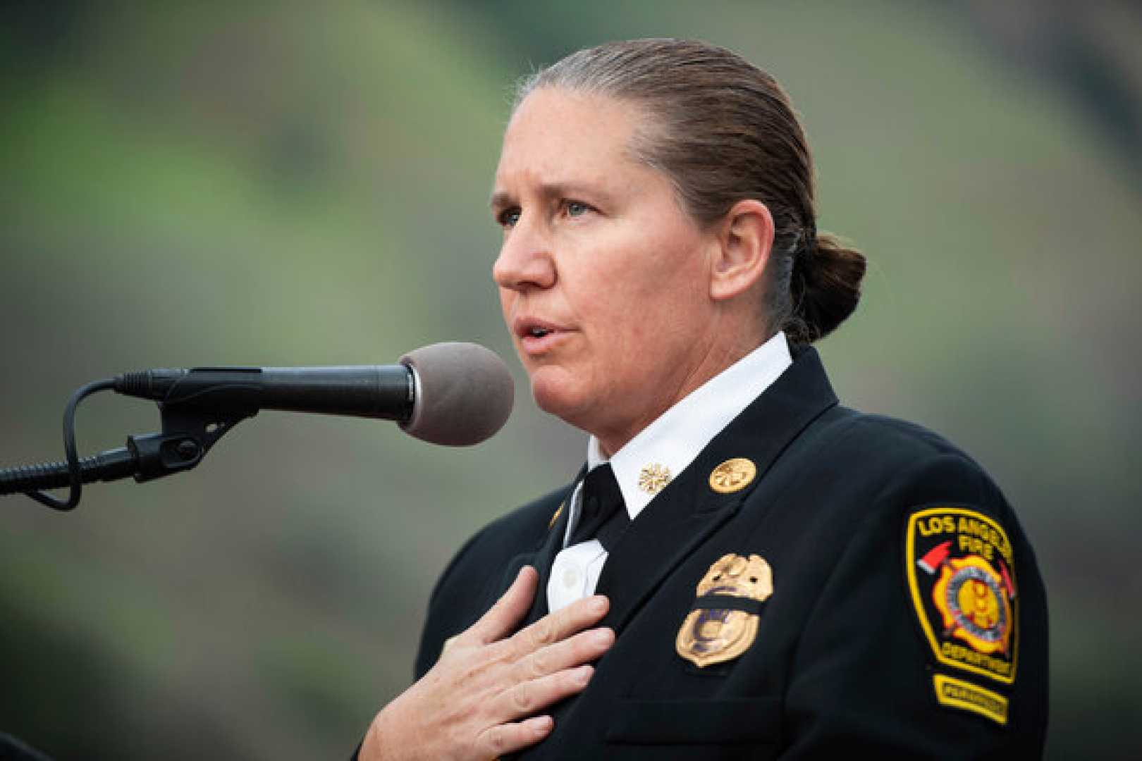 Los Angeles Fire Department Chief Kristin Crowley