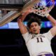 Los Angeles Lakers Center Jaxson Hayes Playing Basketball