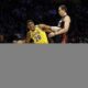 Los Angeles Lakers Rui Hachimura Basketball Game Action