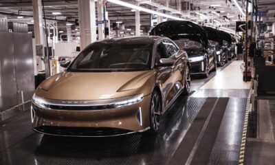 Lucid Group Electric Vehicles Inventory Production