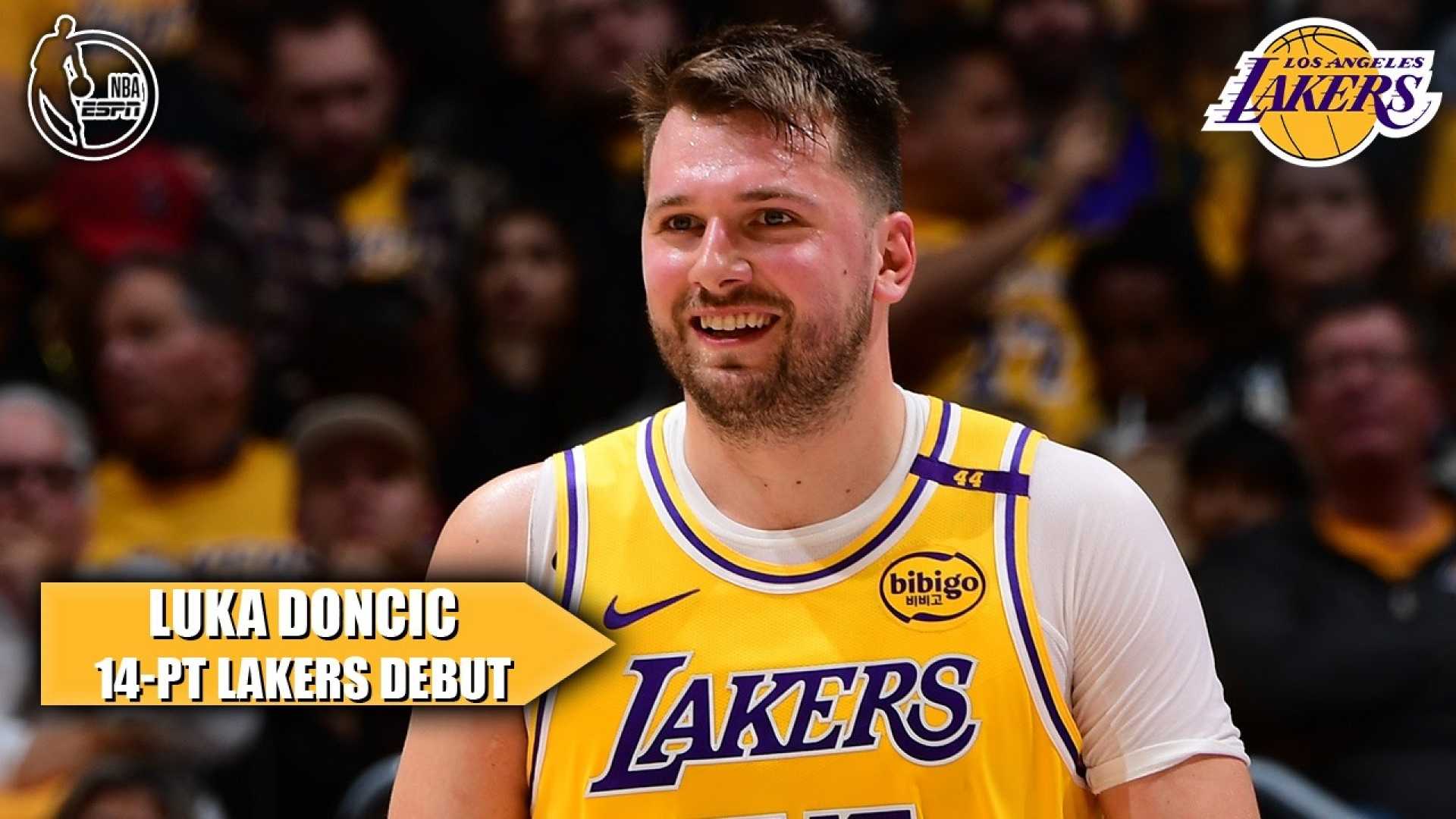 Luka Doncic Lakers Debut Highlights