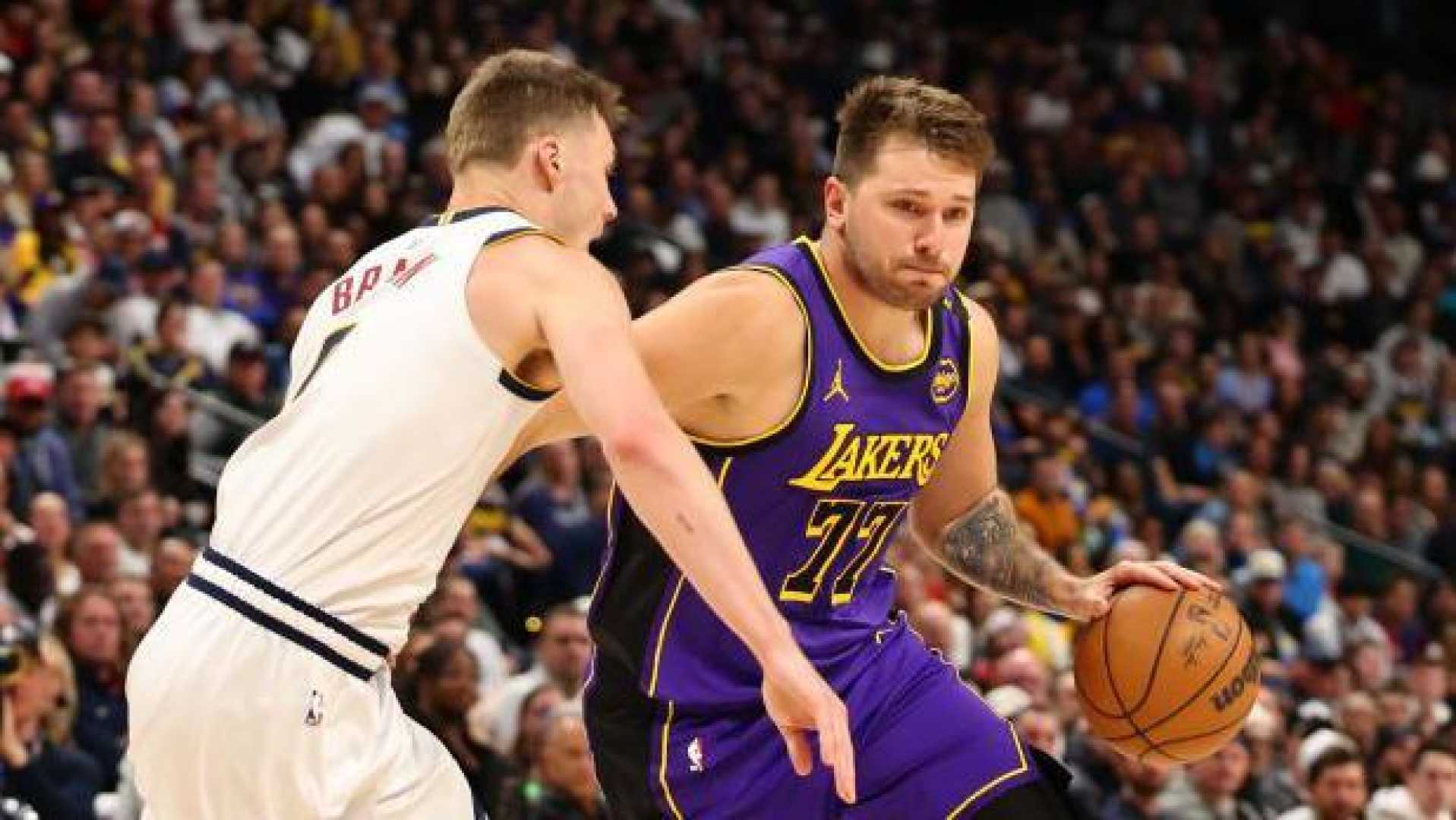 Luka Doncic Lakers Game Action