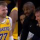 Luka Doncic Lebron James Lakers Game Photo