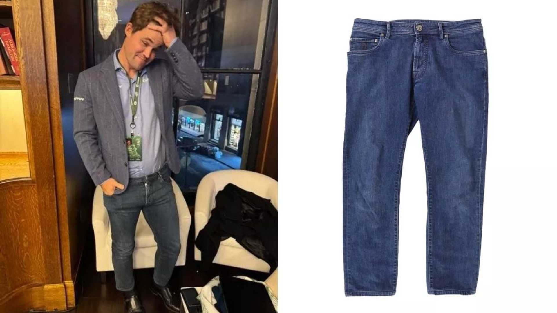 Magnus Carlsen Chess Jeans Auction