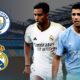 Manchester City And Real Madrid Footballers In Stadium, Transfer News