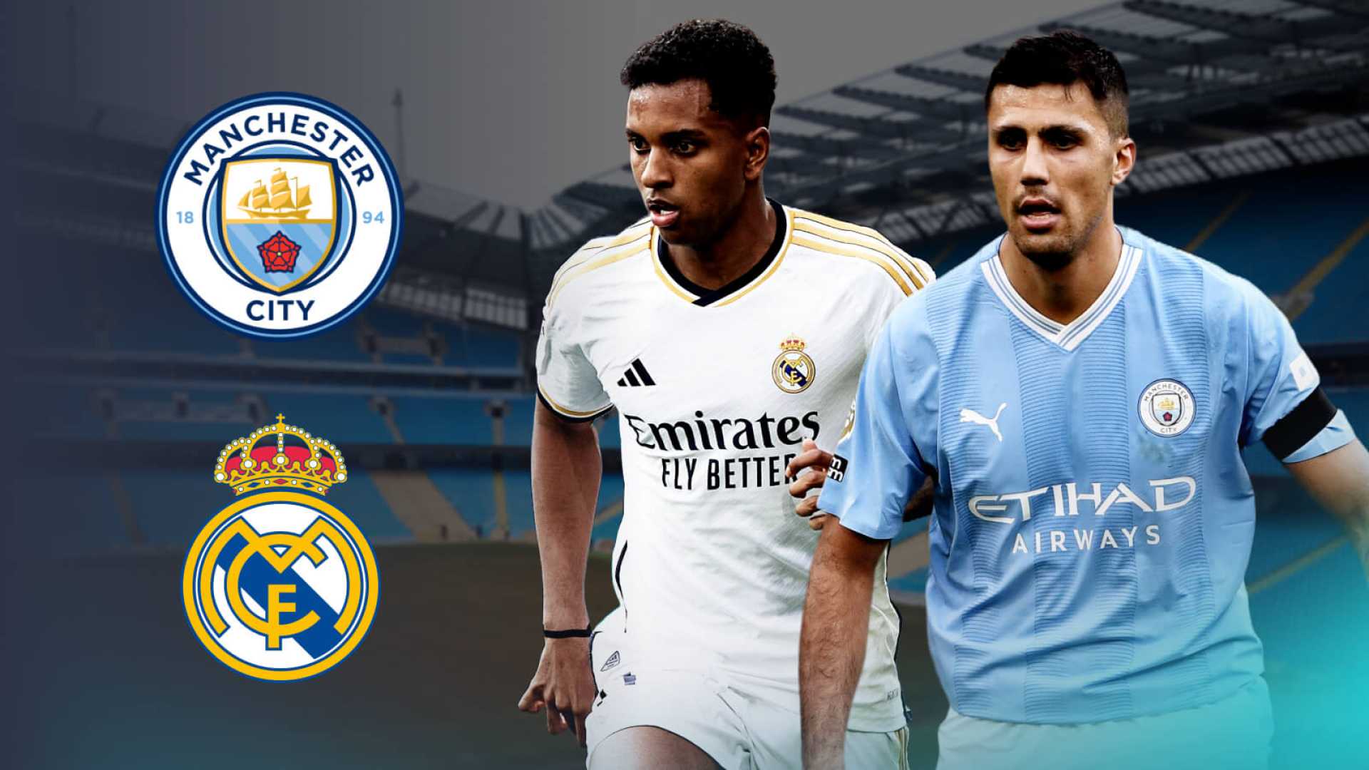 Manchester City And Real Madrid Footballers In Stadium, Transfer News