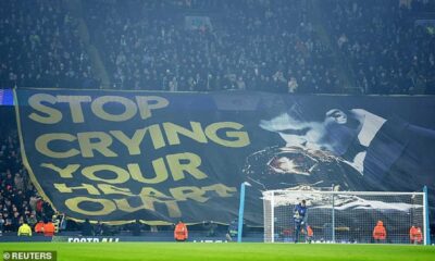 Manchester City Fan Banner Vinicius Controversy