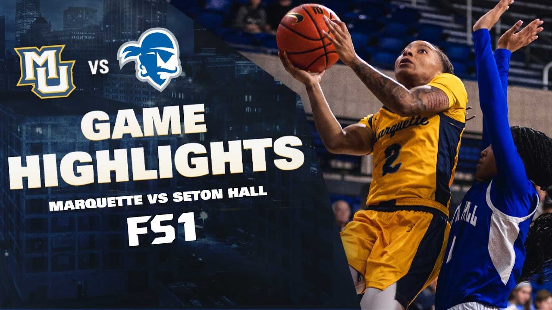 Marquette Vs Seton Hall Basketball Game