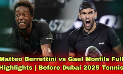 Matteo Berrettini Tennis Match Dubai