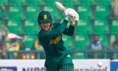 Matthew Breetzke Odi Debut Celebration South Africa Cricket Team