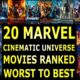 Mcu Movies Ranked From Worst To Best