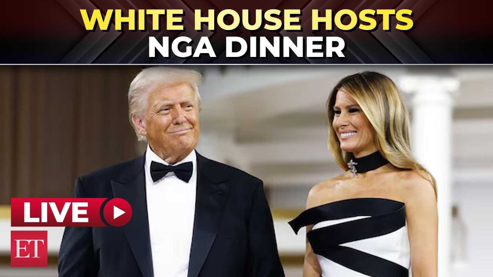 Melania Trump White House Governors Dinner 2025