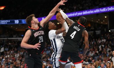 Memphis Grizzlies Vs Houston Rockets Game Action