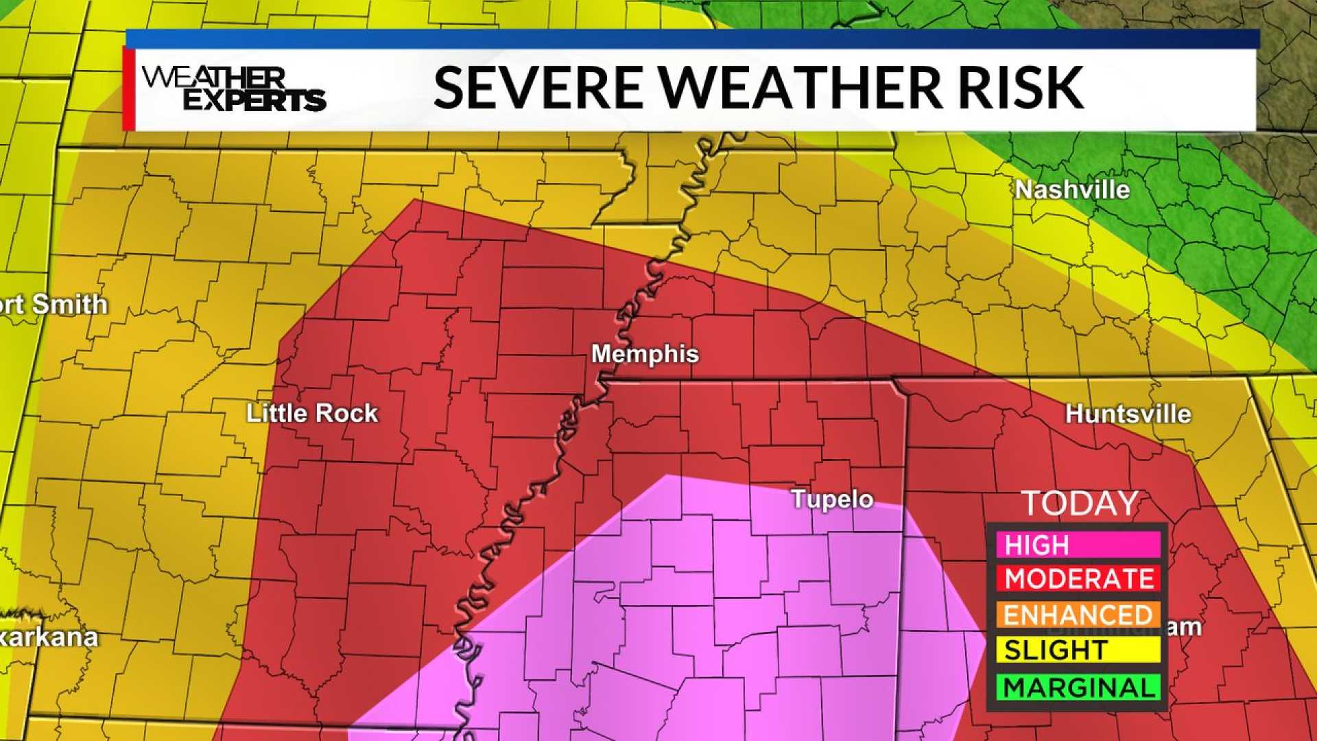 Memphis Severe Weather Forecast