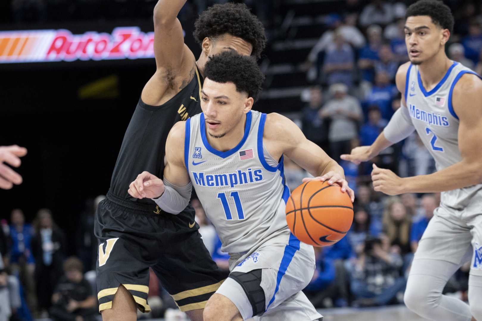 Memphis Tigers Basketball Game Action