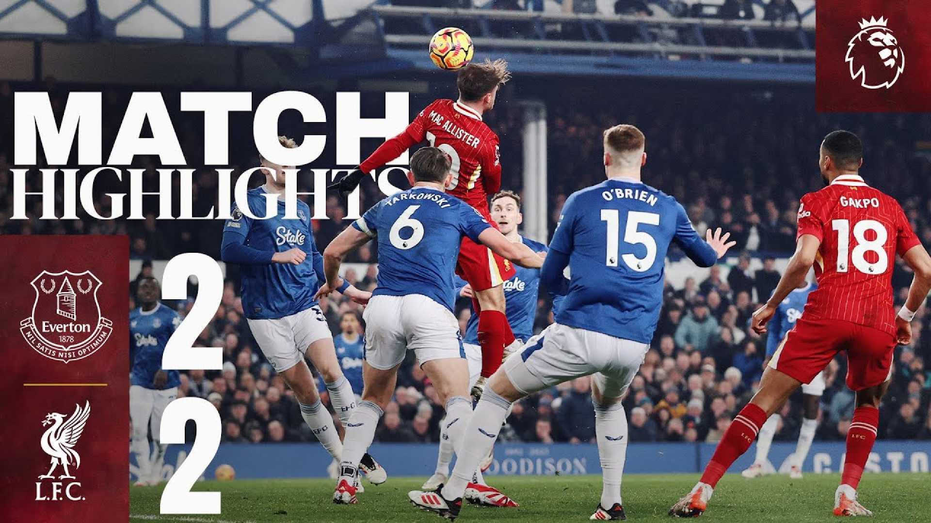 Merseyside Derby Everton Liverpool Football Match