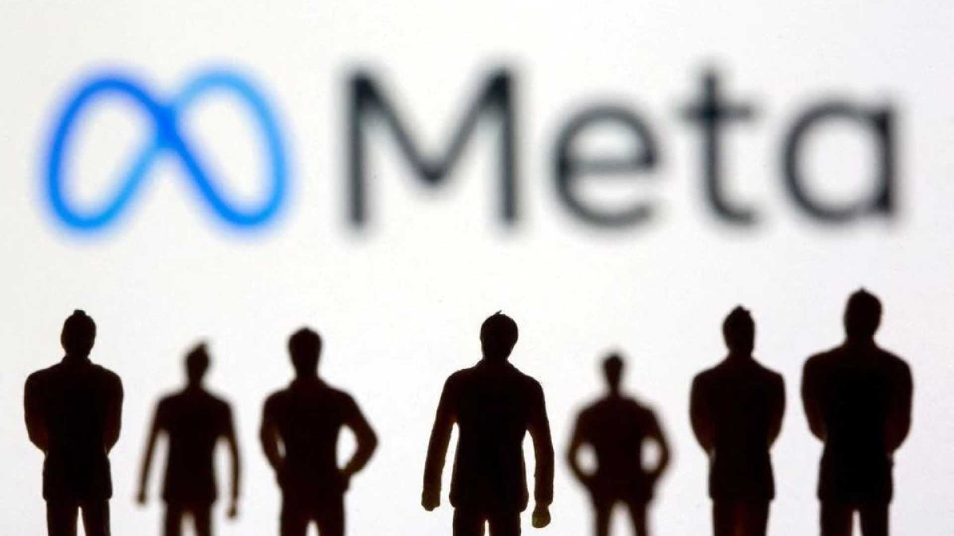 Meta Logo Office Employees Working Environment