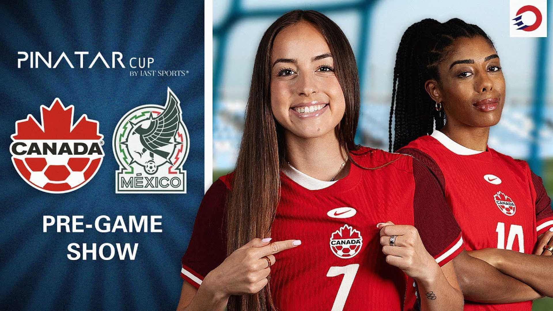 Mexico Canada Women's Soccer Match Pinatar Cup 2025