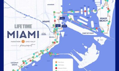 Miami Marathon 2025 Street Closures Map