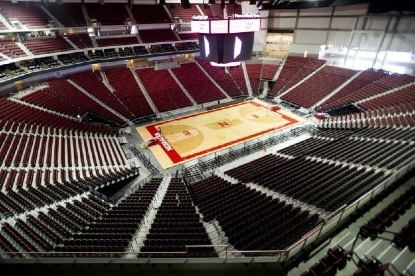 Michigan Basketball Game At Pinnacle Bank Arena