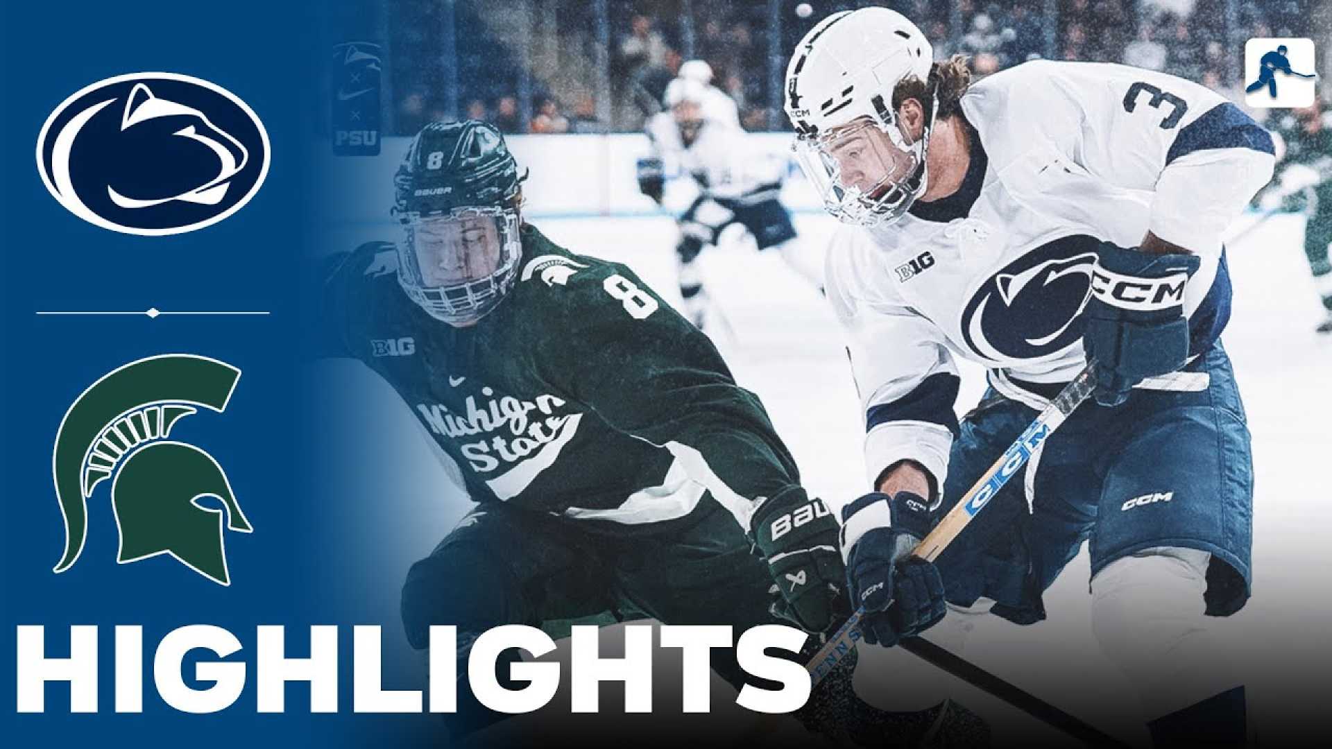 Michigan State Hockey Versus Penn State Nittany Lions