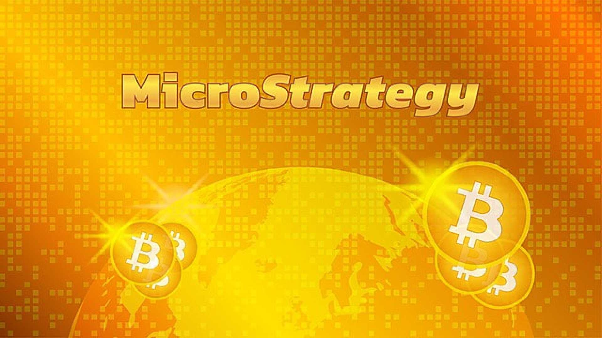 Microstrategy Rebranding Logo Bitcoin Inspired Orange