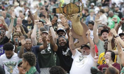 Milwaukee Bucks Players During Game Celebrations