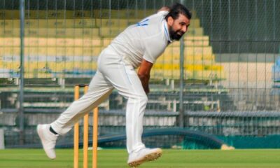 Mohammed Shami Bowling Cricket Match