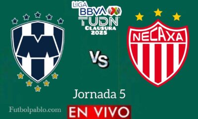 Monterrey Vs Necaxa Clausura 2025 Soccer Match