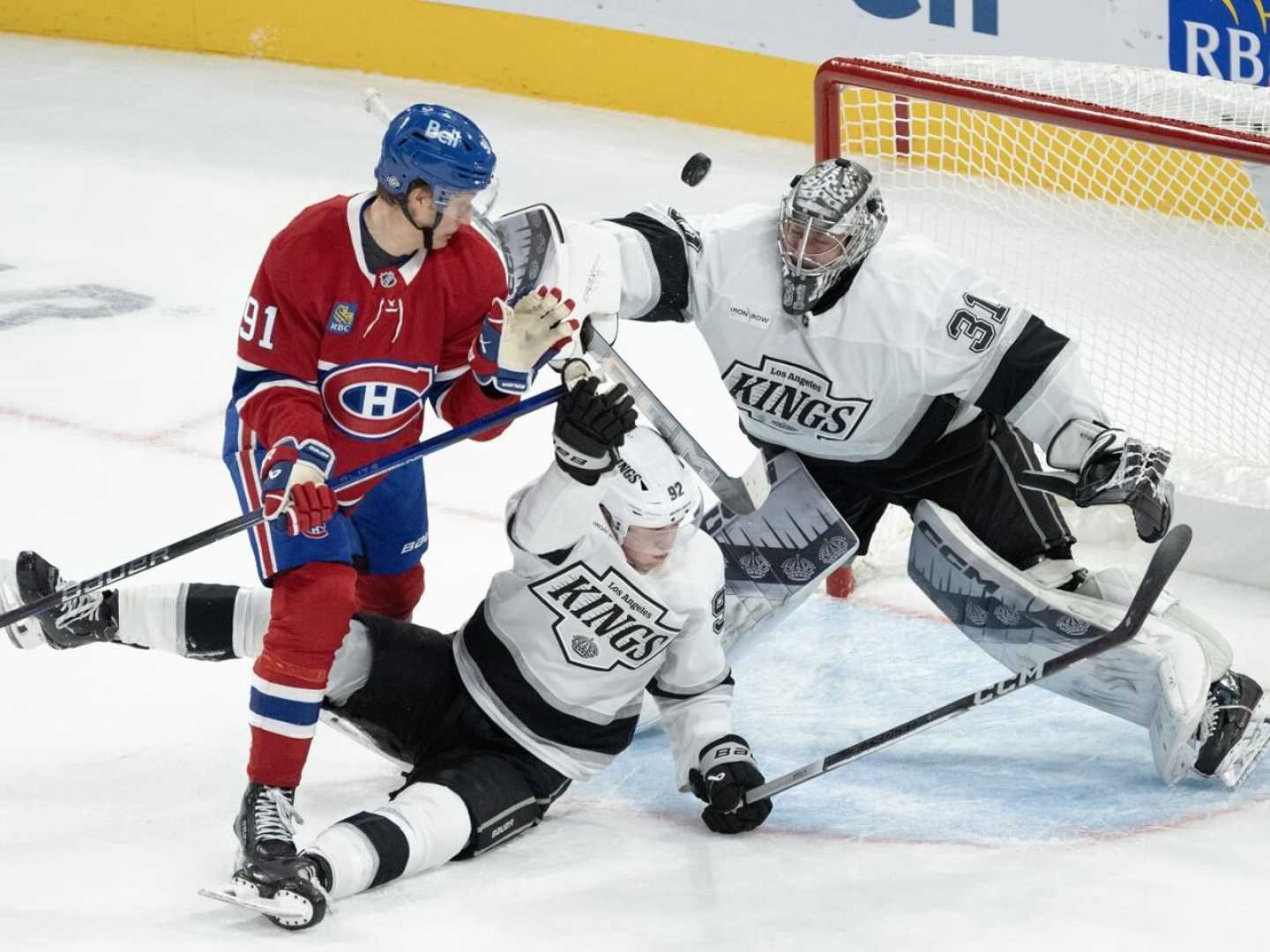 Montreal Canadiens Vs Los Angeles Kings Hockey Game