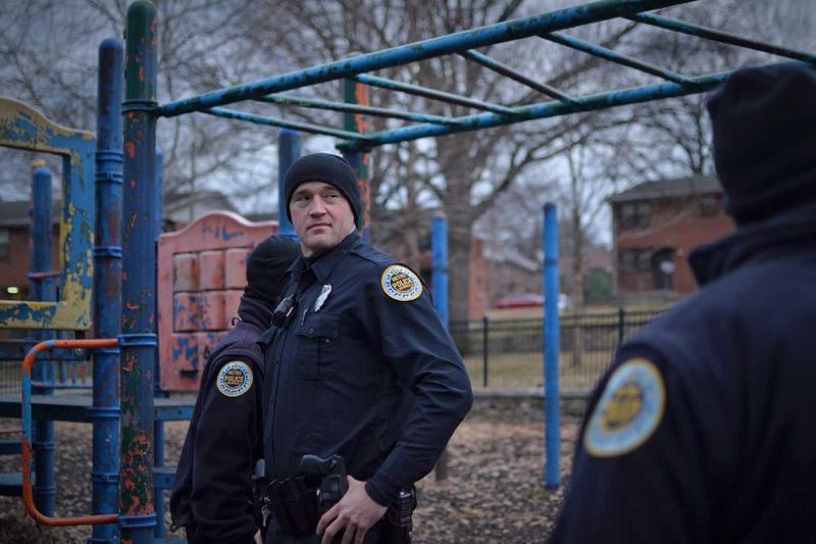 Nashville Police Officers On Patrol