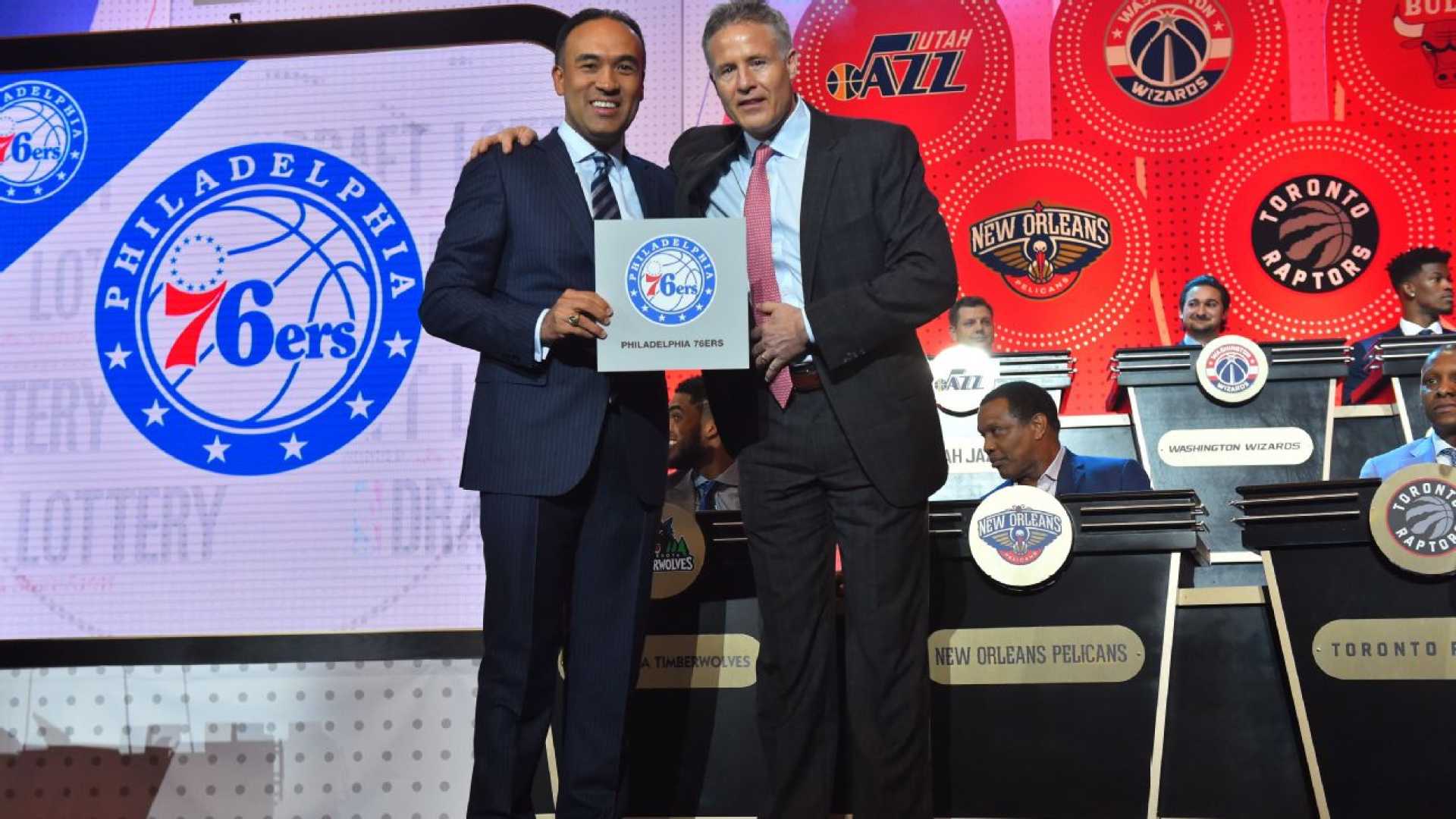 Nba Draft Lottery Suspense Philadelphia 76ers