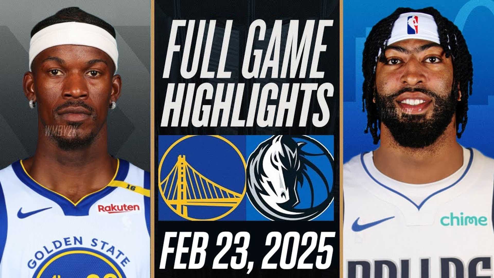 Nba Warriors Mavericks Game Highlights