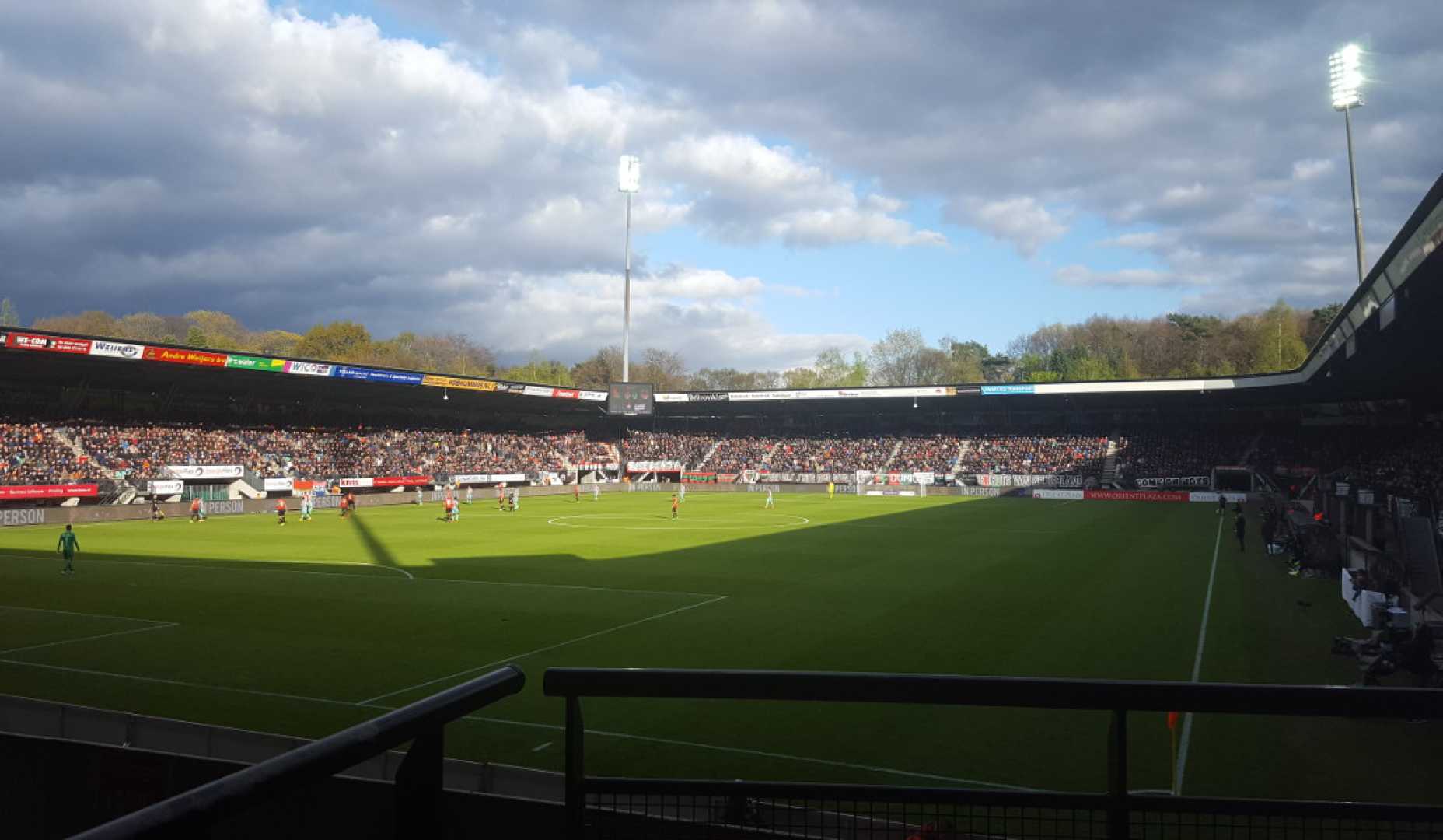 Nec Nijmegen Football Match Goffert Stadium