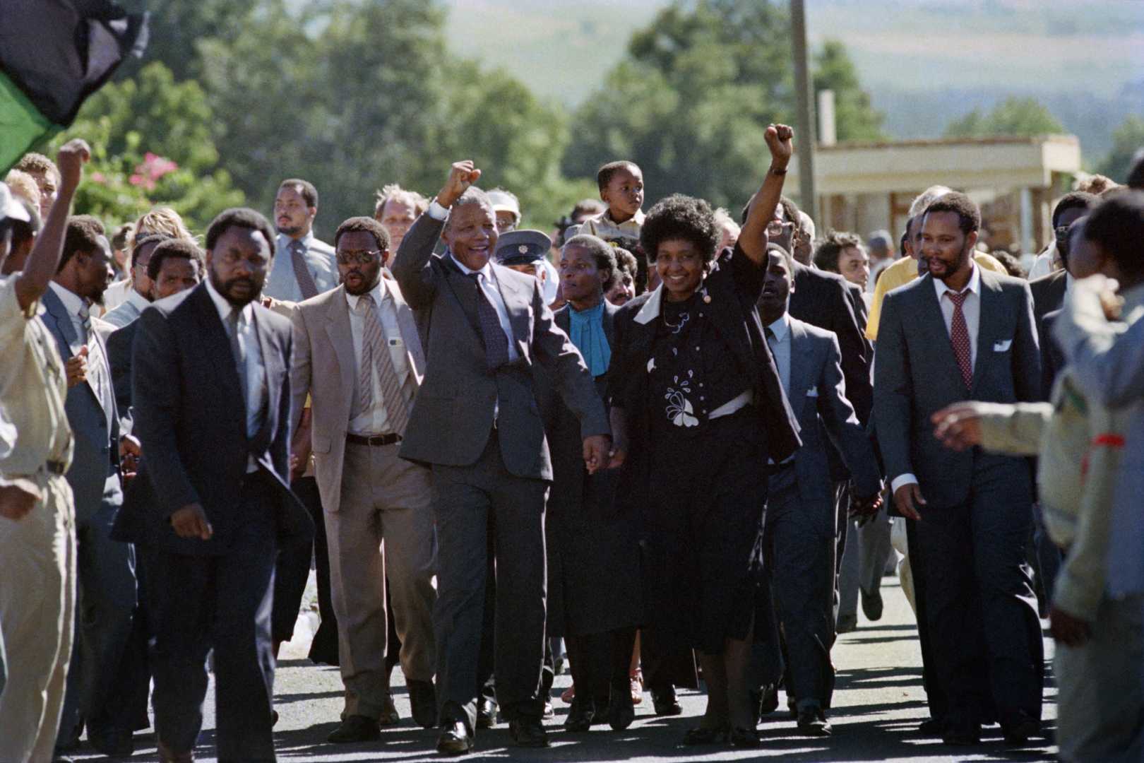 Nelson Mandela Release Victor Verster Prison February 1990