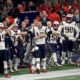 New England Patriots Celebrating Super Bowl Liii Victory On Field