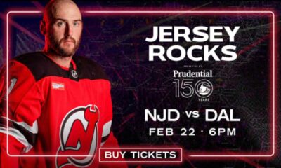 New Jersey Devils Jersey Rocks Night February 22 2025