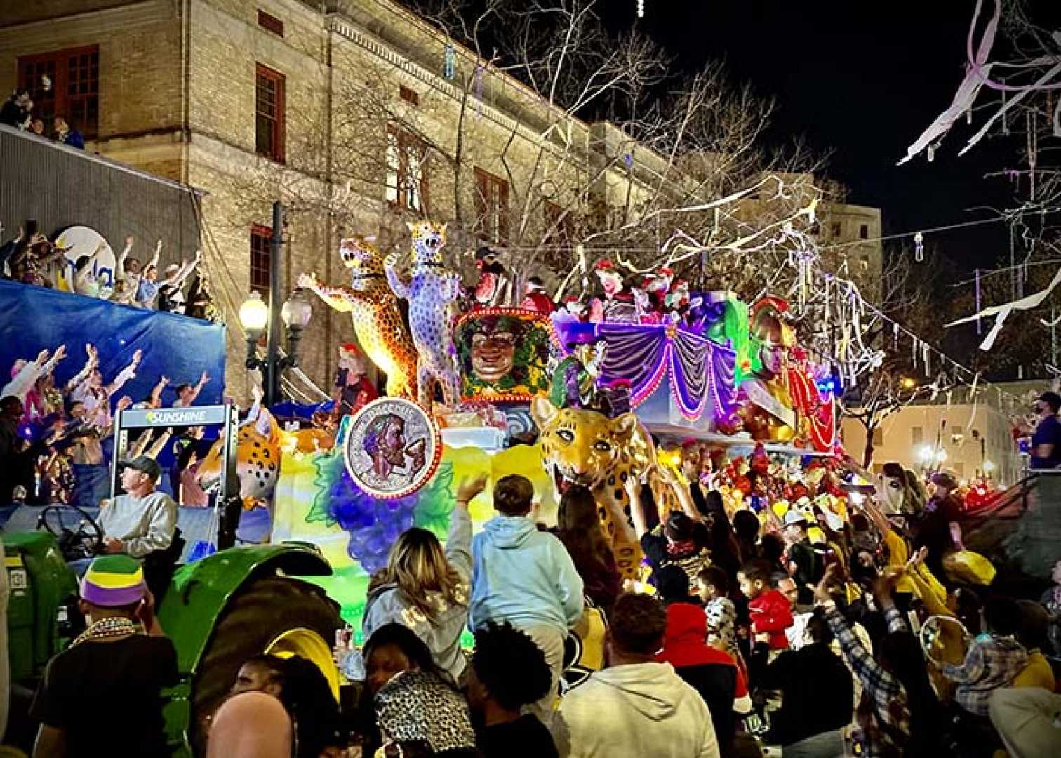 New Orleans Mardi Gras Celebrations Parade