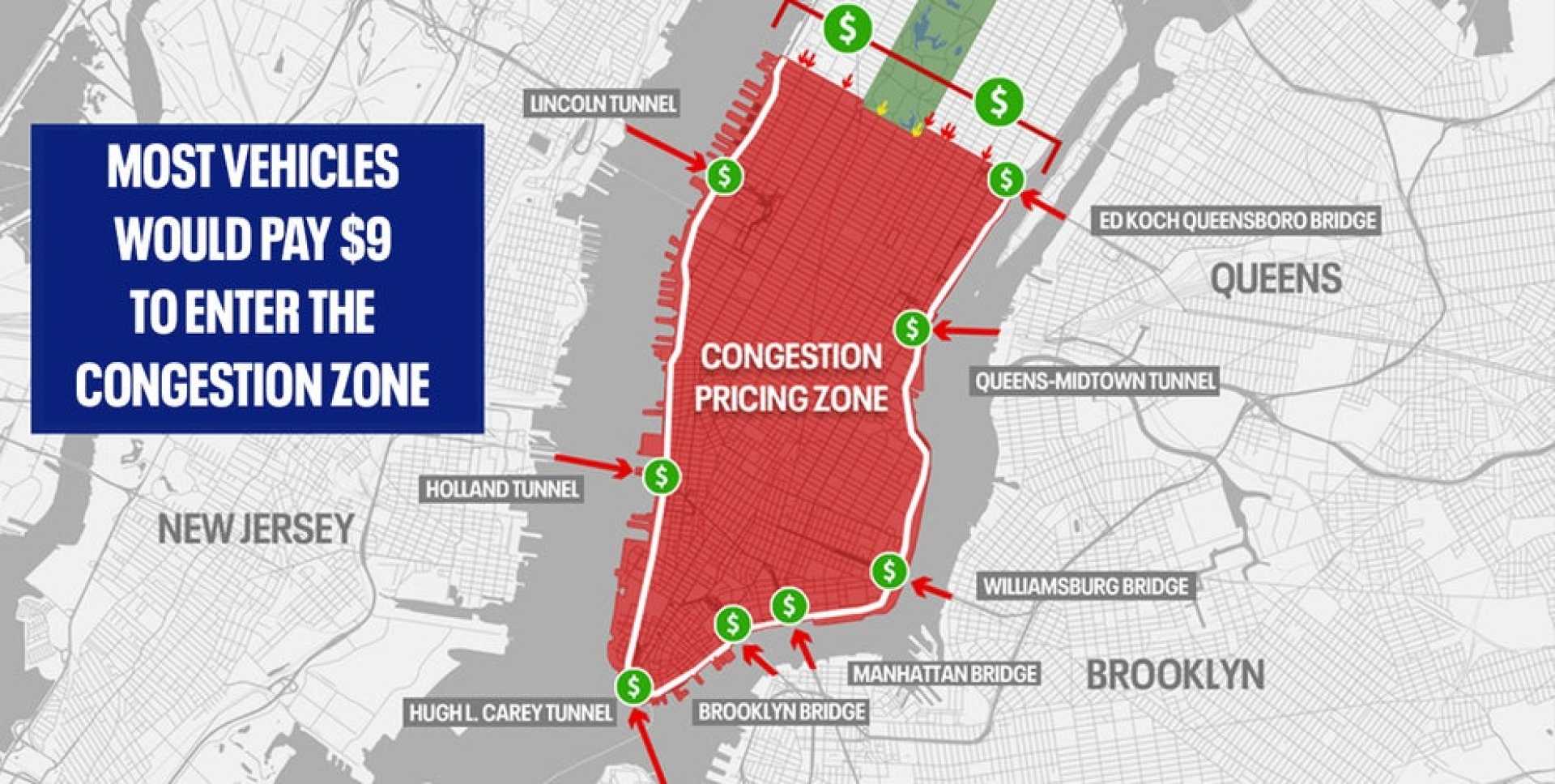 New York City Congestion Pricing Toll Booth