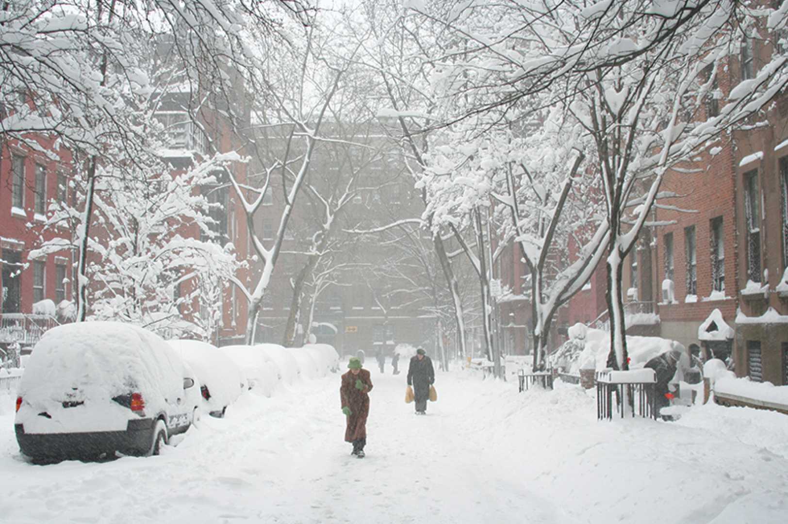 New York City Winter Storm Snow Ice Streets